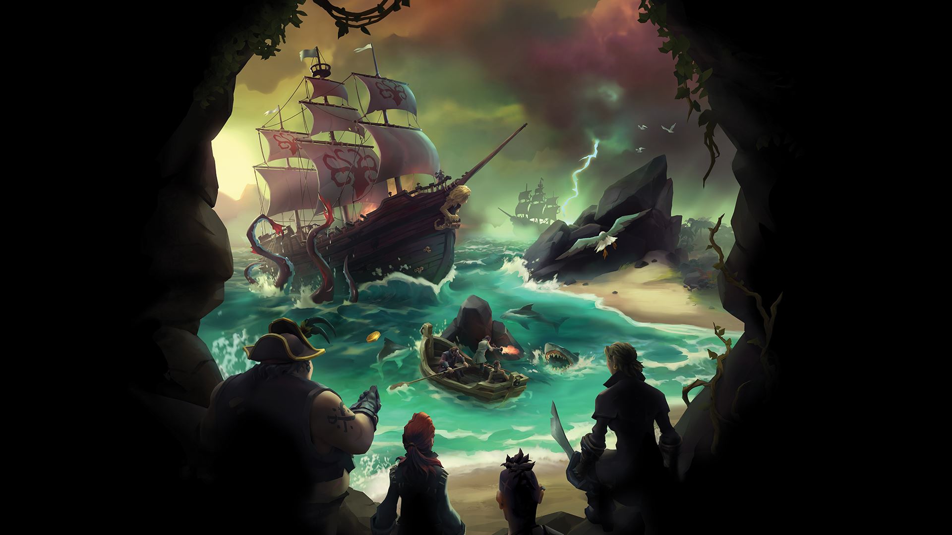 Sea of thieves водопад руби загадка